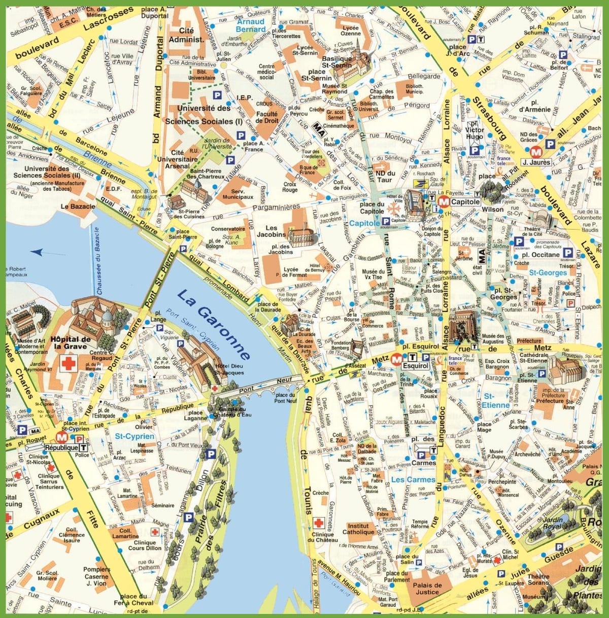 Tolosa stato mappa