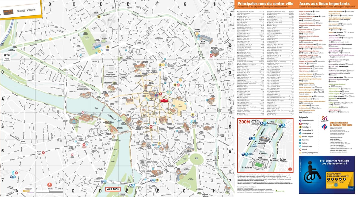 Tolosa monumento mappa
