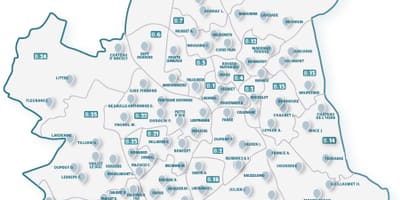 Mappa di tououse scuola